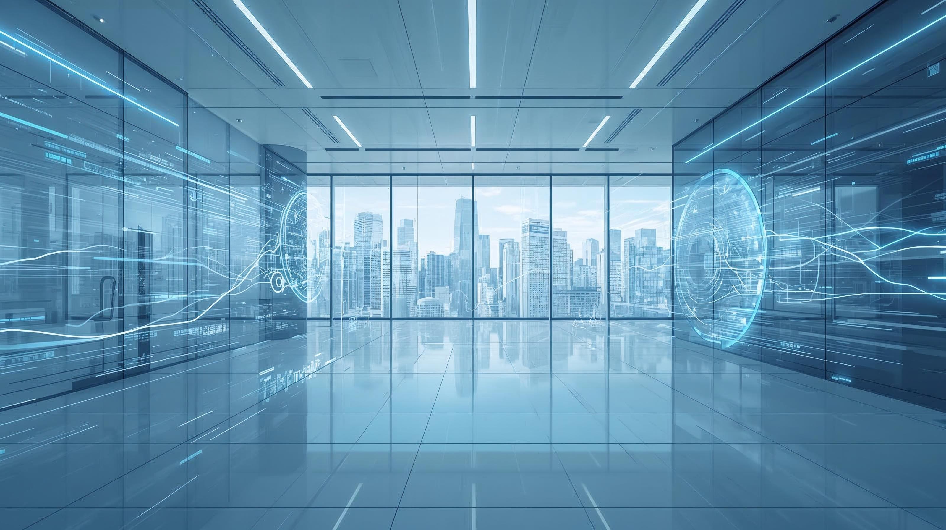 Futuristic tech background